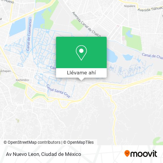 Mapa de Av  Nuevo Leon