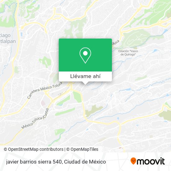 Mapa de javier barrios sierra 540