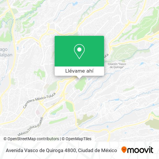 Mapa de Avenida Vasco de Quiroga 4800