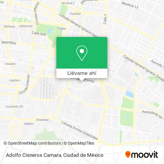 Mapa de Adolfo Cisneros Camara