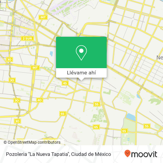 Mapa de Pozoleria "La Nueva Tapatia"