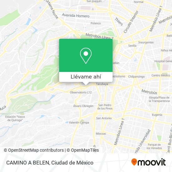 Mapa de CAMINO A BELEN