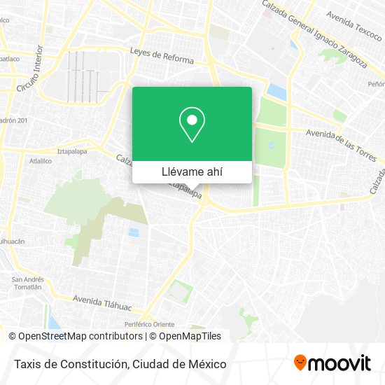 Mapa de Taxis de Constitución