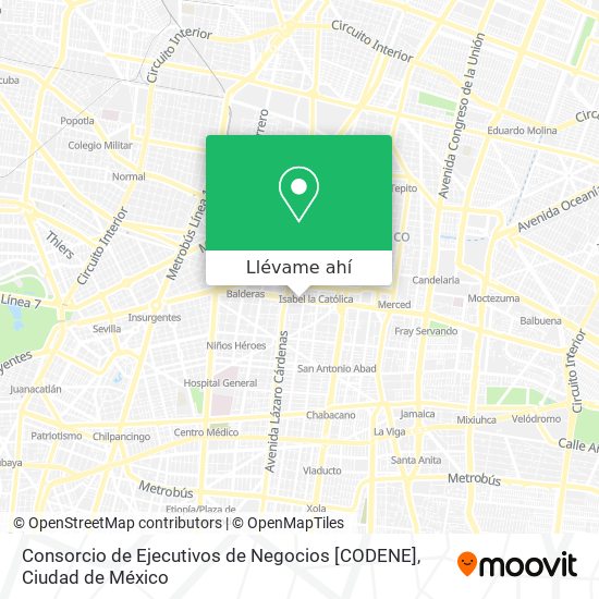 Mapa de Consorcio de Ejecutivos de Negocios [CODENE]