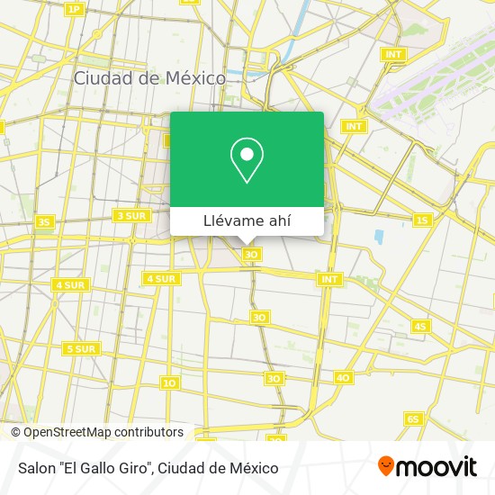 Mapa de Salon "El Gallo Giro"