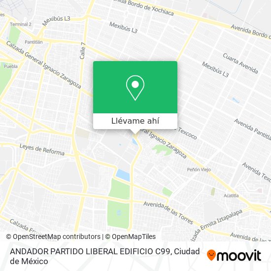 Mapa de ANDADOR PARTIDO LIBERAL EDIFICIO C99