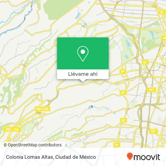 Mapa de Colonia Lomas Altas
