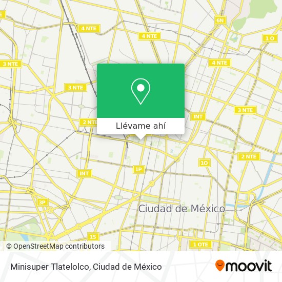 Mapa de Minisuper Tlatelolco