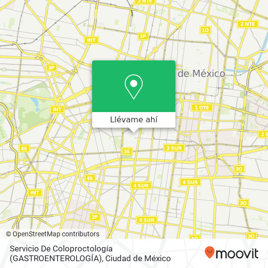 Mapa de Servicio De Coloproctología (GASTROENTEROLOGÍA)