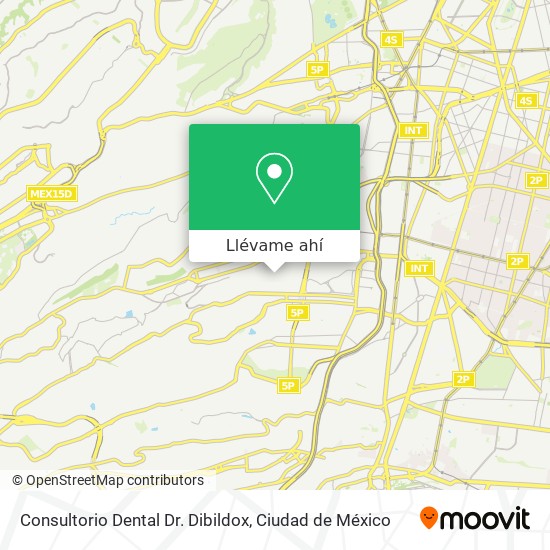 Mapa de Consultorio Dental Dr. Dibildox