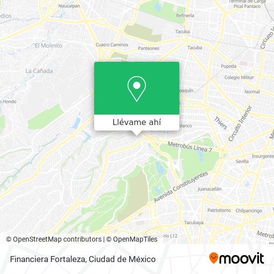 Mapa de Financiera Fortaleza