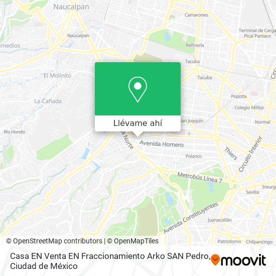 Mapa de Casa EN Venta EN Fraccionamiento Arko SAN Pedro