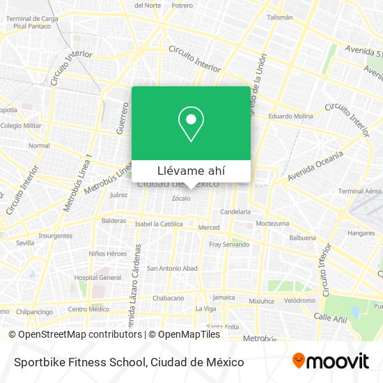 Mapa de Sportbike Fitness School