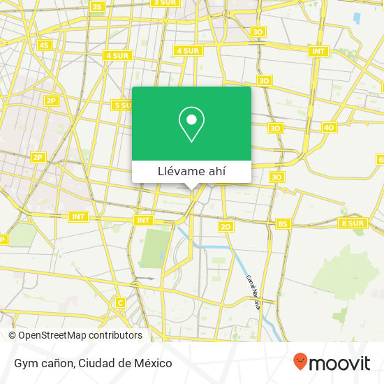 Mapa de Gym cañon