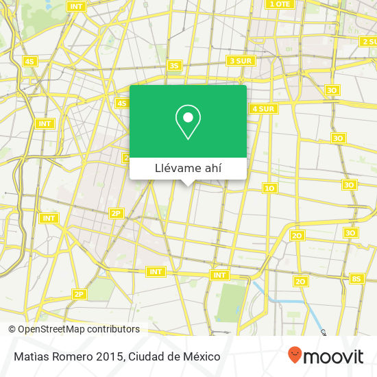 Mapa de Matìas Romero 2015