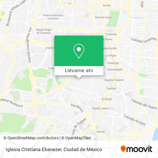 Mapa de Iglesia Cristiana Ebenezer