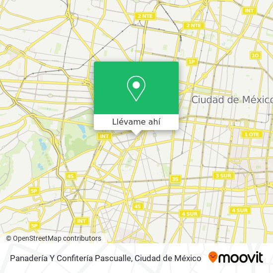 Mapa de Panadería Y Confitería Pascualle
