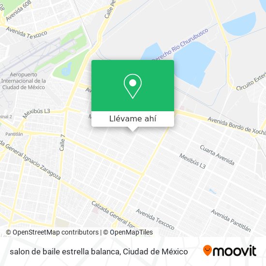 Cómo llegar a salon de baile estrella balanca en Venustiano Carranza en  Autobús o Metro?