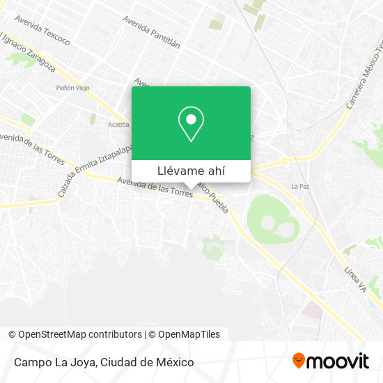 Mapa de Campo La Joya