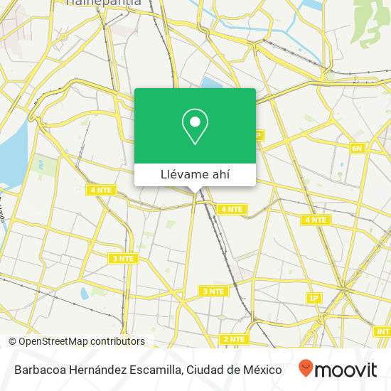 Mapa de Barbacoa Hernández Escamilla