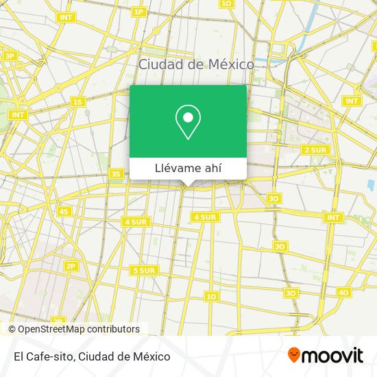 Mapa de El Cafe-sito