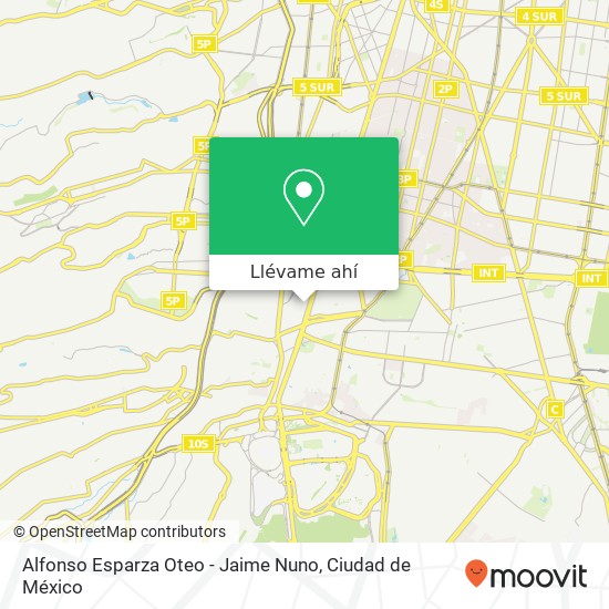 Mapa de Alfonso Esparza Oteo - Jaime Nuno