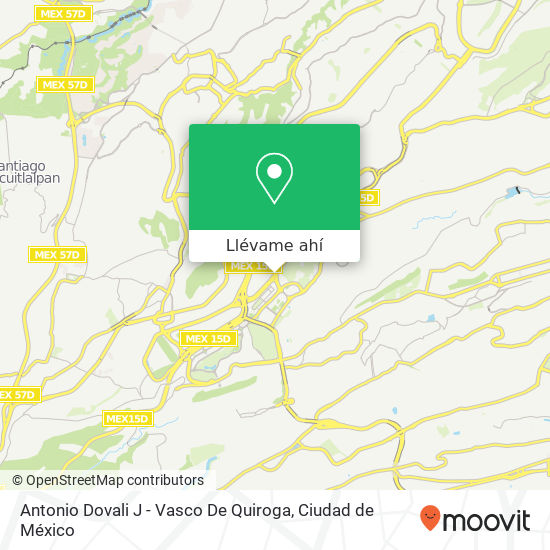 Mapa de Antonio Dovali J - Vasco De Quiroga