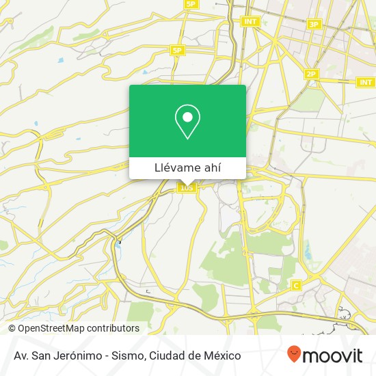 Mapa de Av. San Jerónimo - Sismo