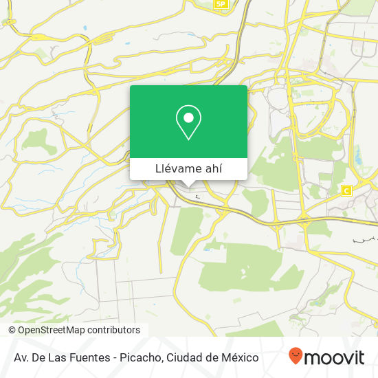 Mapa de Av. De Las Fuentes - Picacho