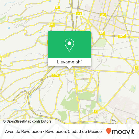 Mapa de Avenida Revolución - Revolución