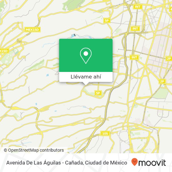 Mapa de Avenida De Las Águilas - Cañada