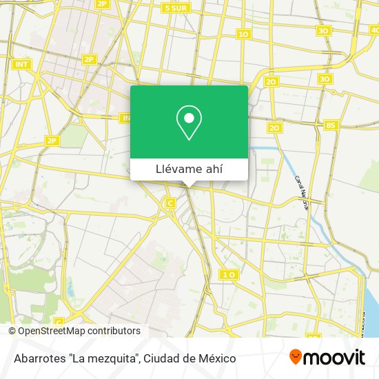 Mapa de Abarrotes "La mezquita"