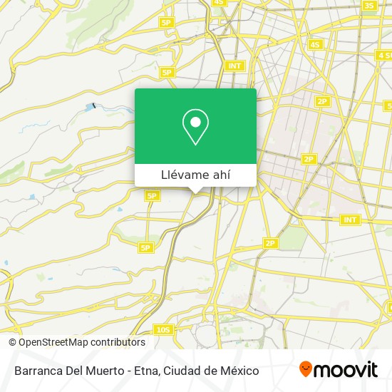 Mapa de Barranca Del Muerto - Etna