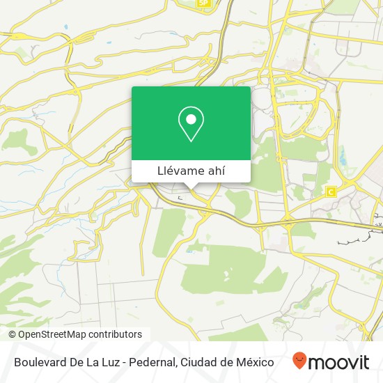 Mapa de Boulevard De La Luz - Pedernal