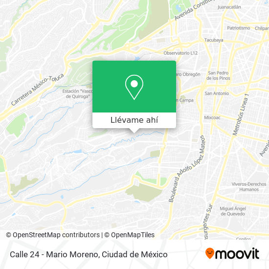 Mapa de Calle 24 - Mario Moreno