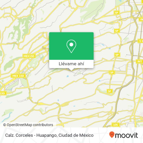 Mapa de Calz. Corceles - Huapango