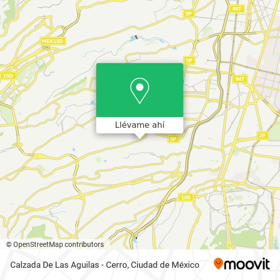 Mapa de Calzada De Las Aguilas - Cerro