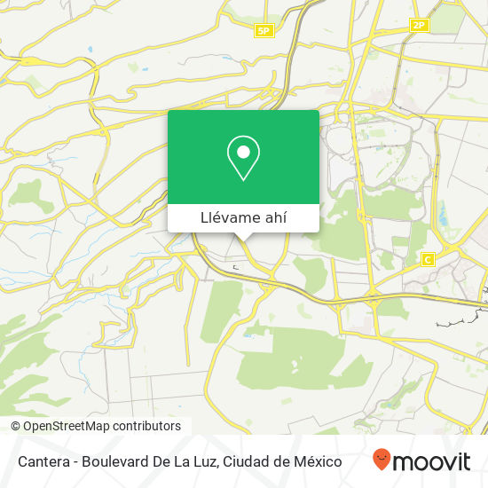 Mapa de Cantera - Boulevard De La Luz