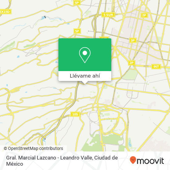 Mapa de Gral. Marcial Lazcano - Leandro Valle