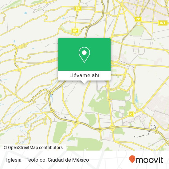 Mapa de Iglesia - Teololco