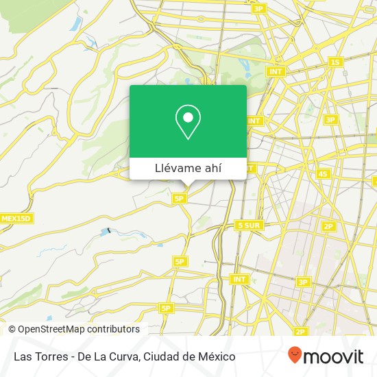 Mapa de Las Torres - De La Curva