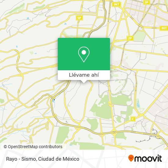 Mapa de Rayo - Sismo