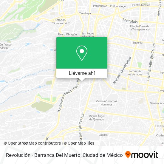 Mapa de Revolución - Barranca Del Muerto
