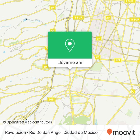 Mapa de Revolución - Río De San Angel