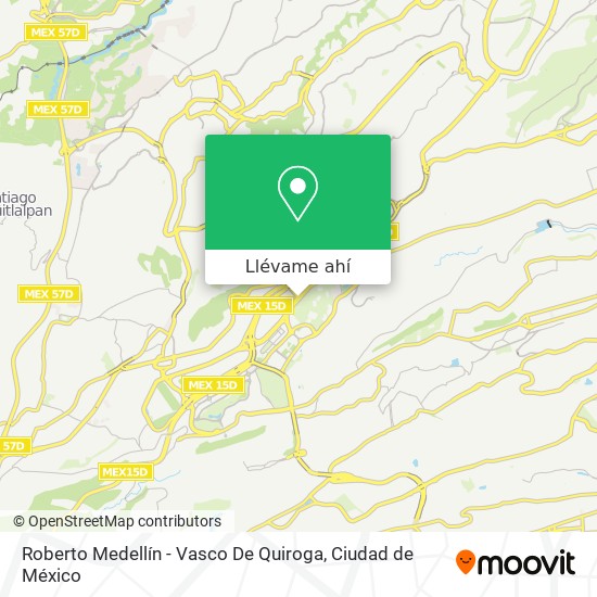 Mapa de Roberto Medellín - Vasco De Quiroga