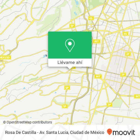 Mapa de Rosa De Castilla - Av. Santa Lucia