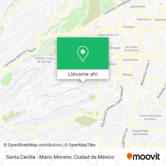 Mapa de Santa Cecilia - Mario Moreno