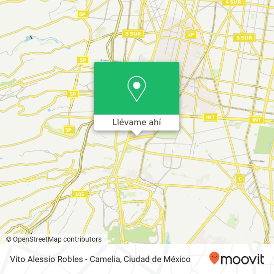Mapa de Vito Alessio Robles - Camelia