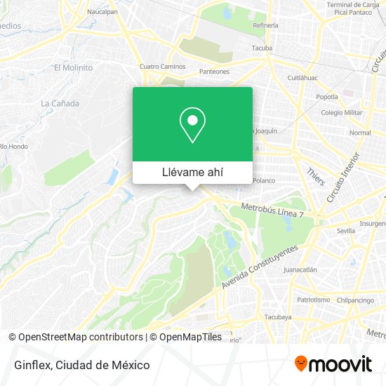 Mapa de Ginflex