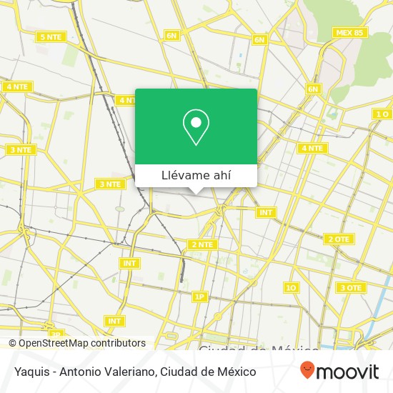 Mapa de Yaquis - Antonio Valeriano